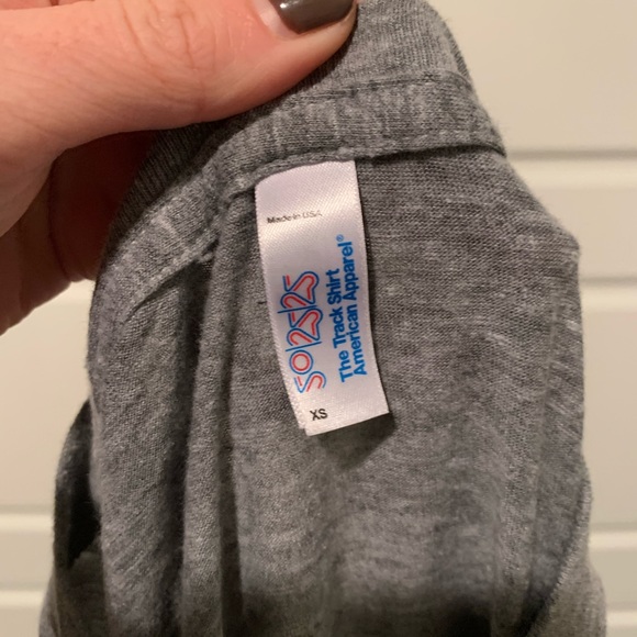 American Apparel U of Michigan Gray Graphic Tee - Picture 3 of 4